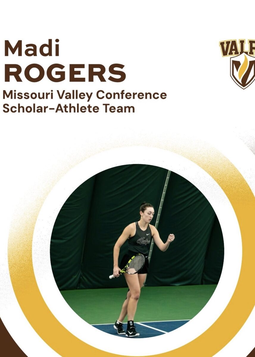 Madi Rogers, named to the Missouri Valley Conference Scholar-Athlete Team.
